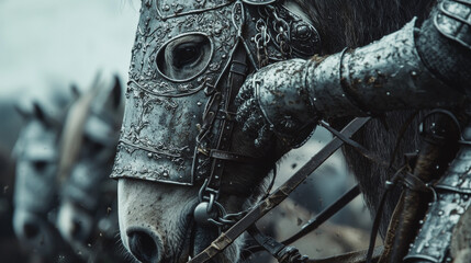 “Armored Valor: Knight’s Steadfast Grip”