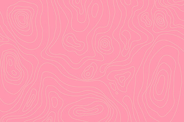 Topographic map with mountain relief, contur abstract wavy lines, top view land