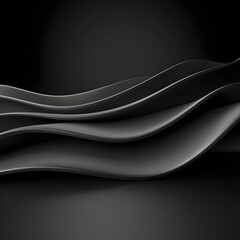 Obraz premium 3D horizontal line, creatively waved --v 6.0 --s 750.