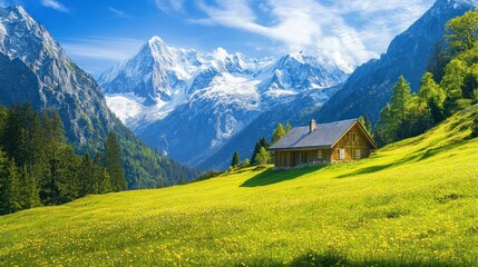 Cabin in the Alps