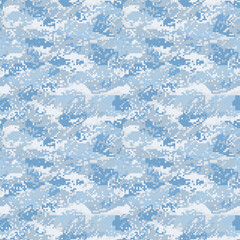 Camouflage pixel pattern for hunting. Military texture. Abstract army background for cloths