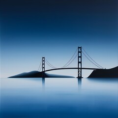 Obraz premium Ultra-realistic photo of the Golden Gate Bridge --v 6.0 --s 750.
