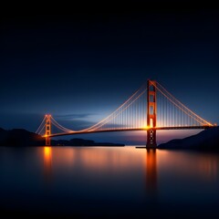 Obraz premium Ultra-realistic photo of the Golden Gate Bridge --v 6.0 --s 750.