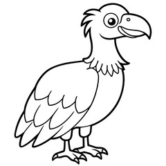  cartoon vulture coloring book