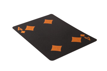 card gambling isolated on white background casino