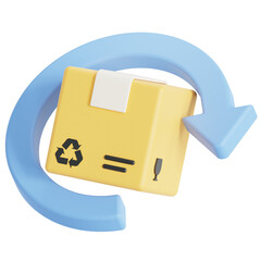 Package Returns 3D icon