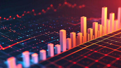 Economic data visualization with charts
