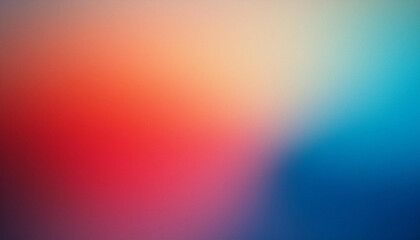 Soft Gradient Dreamscape. Soothing Blend of Vibrant Coral, Serene Teal, and Muted Indigo, Seamlessly Blurring into Each Other.  Banner Poster Background Wallpaper With Copy Space