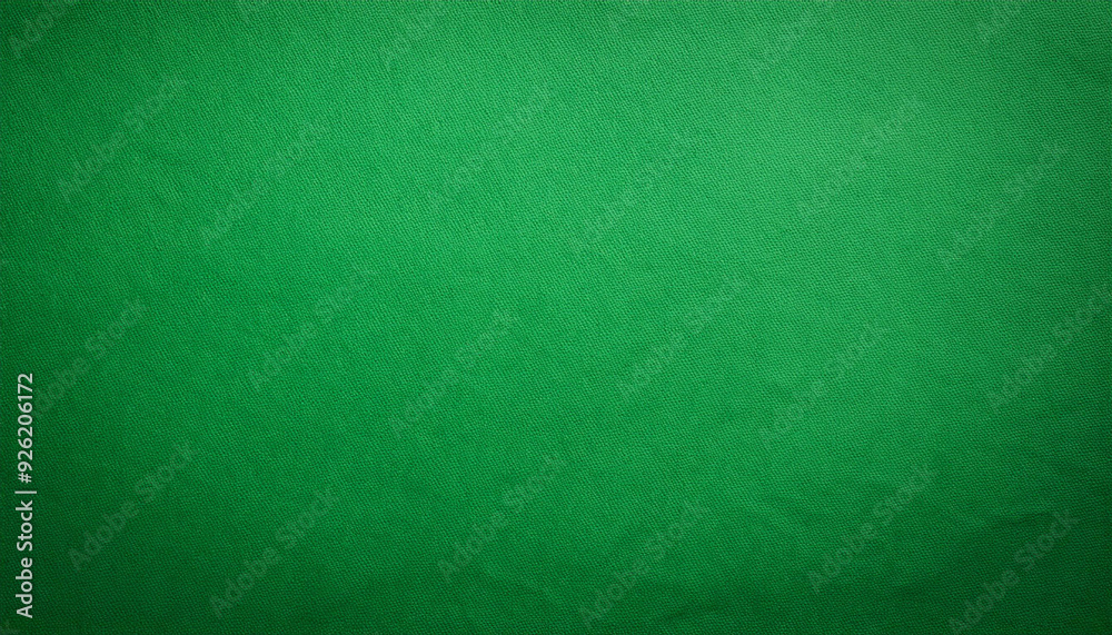 Poster close-up of green paper fabric texture with subtle weave patterns, rich emerald hue fine detailed fi