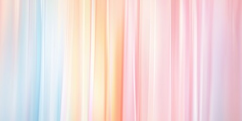 Abstract gradient colorful painted background vertical in soft pastel colors. Rainbow color transition on flowing fabric. Bright background with multicolored lines stripes.