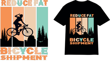 T-Shirt Design (Bicycle Shipment)  Art illustration