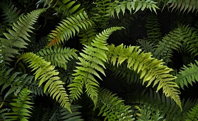 GREEN LEAVEIS PATTERN.