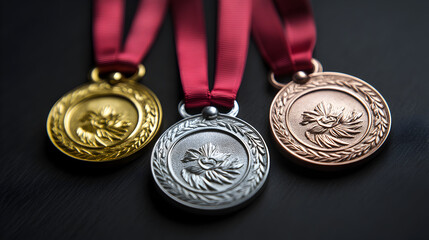  Gold, Silver, and Bronze Medals: A Symbol of Victory
