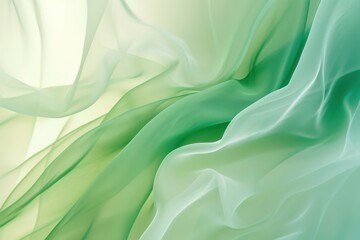 Obraz premium Abstract green gradient backgrounds silk softness.