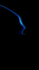 Futuristic Story Overlay Background Neon Glow Sci-Fi blau schwarz