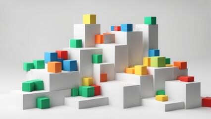 Fototapeta premium 3d podium