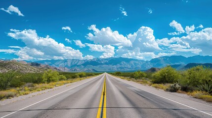 Parkplatz mit Blick auf die Alpen - Generative AI