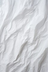Obraz premium Close up of white crumpled paper texture.