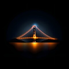 Obraz premium T-shirt vector design featuring an epic, badass San Francisco theme with a retro style, neon colors, and a black background.