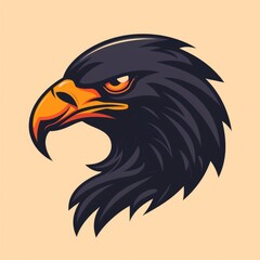 Obraz premium Illustration of a stylish eagle mascot