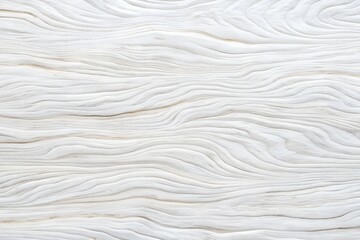 Fototapeta premium Abstract white background with waves. Three-dimensional illustration. Layers and geometric shapes on white background. Imitation of wood carving