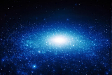 Bright Cosmic Starry Pattern with Shiny Glow