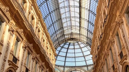gallery vittorio emanuele II, milan, italy, 16th august 2024