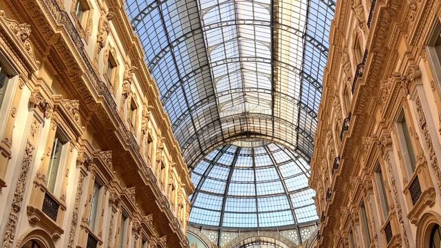 gallery vittorio emanuele II, milan, italy, 16th august 2024