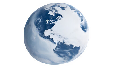 Obraz premium wind storm frozen earth planet
