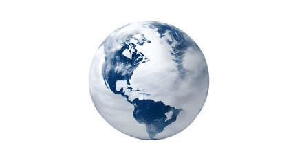 Obraz premium wind storm frozen earth planet