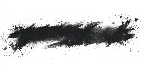 Stylish, grunge with a rough, worn look in dust and scratches on a white background.