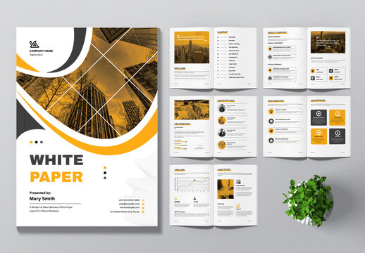 White Paper Template Layout