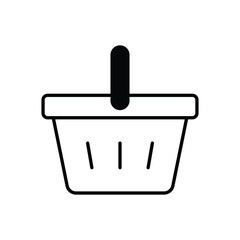 Shopping Basket vector icons