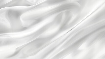 Obraz premium Abstract white satin, silk background - Elegant, luxurious, smooth texture with copy space