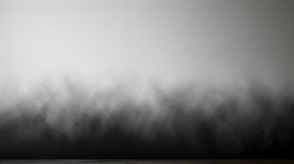 Naklejka premium Grainy gradient background in black, white, and gray with noise texture and glowing accents. Suitable for cover, header, and poster design