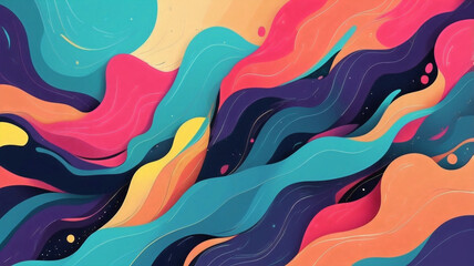 Abstract color background presentation design