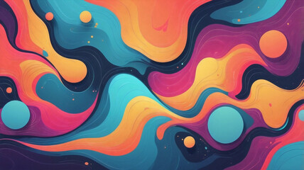 Abstract color background presentation design