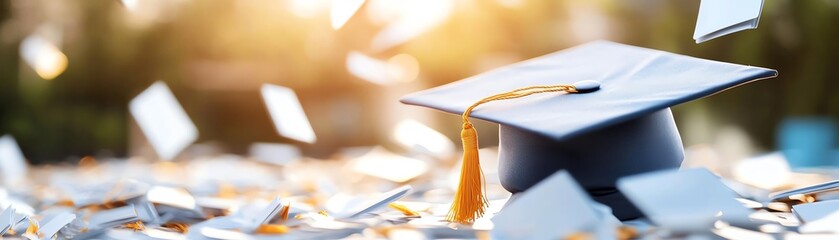 Radiant College Fund Accumulation Graphic representation of accumulating a college fund with radiant light effects.