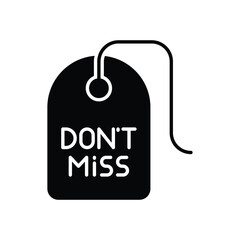 Don�t Miss vector icons