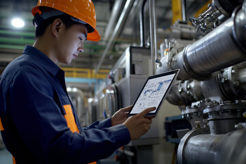 Engineer Tablet Inspection.