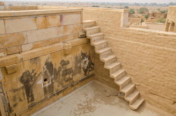 Kuldhara, Whispers of History, abandoned ruins,  acquired reputation as a haunted site, Jaisalmer,...