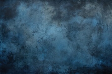 Obraz premium A dark black wall with light and dark blue paint backgrounds blackboard scratched.