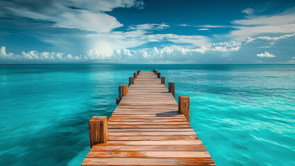 Obraz premium Enchanted Caribbean Serenity