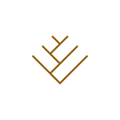 parquet flooring laminate logo vector icon