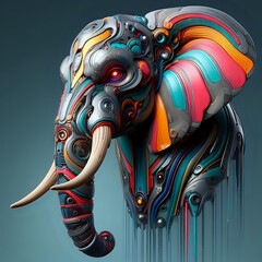 futuristic elephant