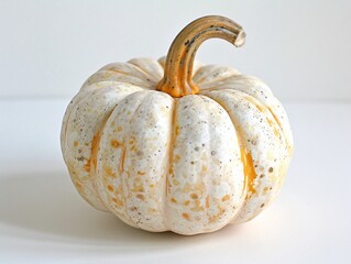 Simple Uncarved Pumpkin with Fresh Natural Look