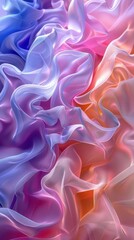 Obraz premium Pastel gradient, AIgenerated, soft neon glow, smooth texture