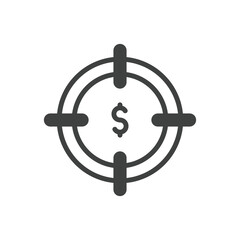 Target vector icon