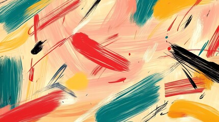 Obraz premium Abstract Brushstroke Artwork