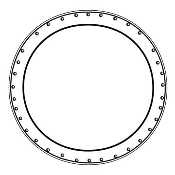 recommend clip art: Oval shape line porthole pattern.